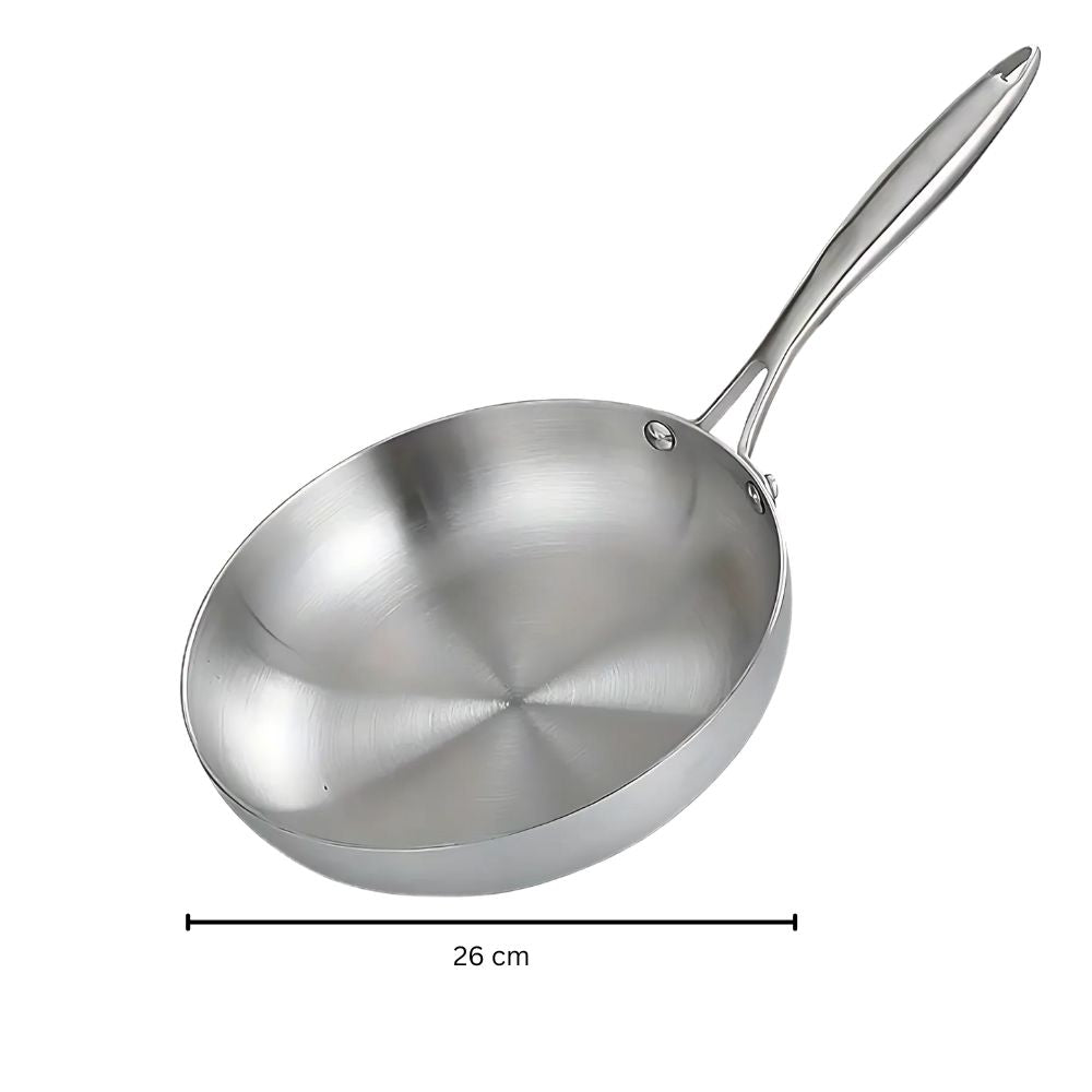Lisslune | Stainless Steel Frying Pan