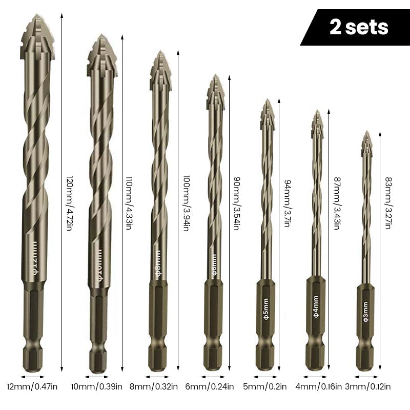 Lisslune | New Four-Blade Saw Cutter Eccentric Drill