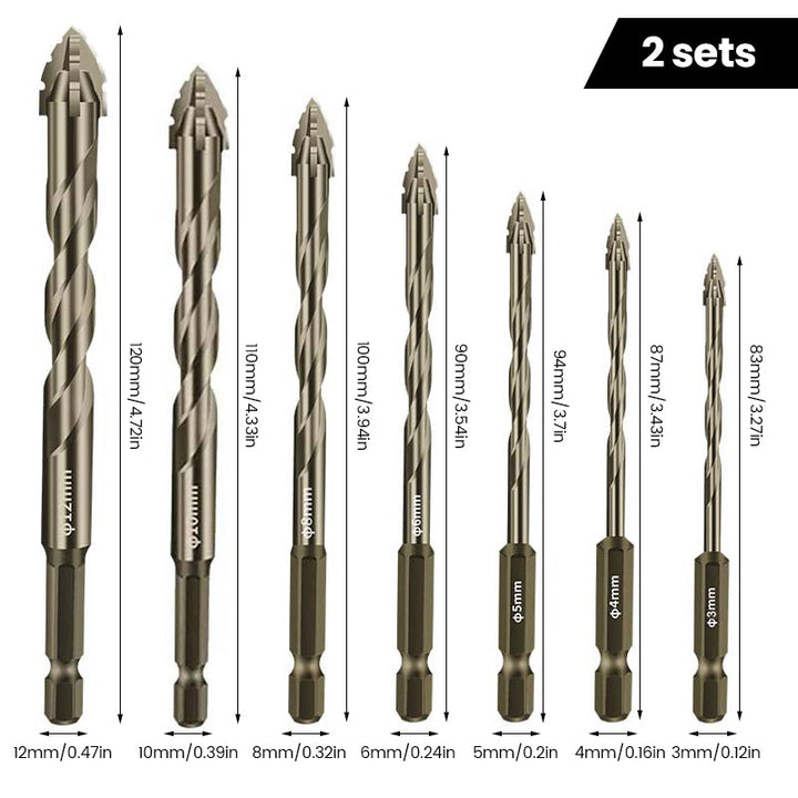 Lisslune | New Four-Blade Saw Cutter Eccentric Drill