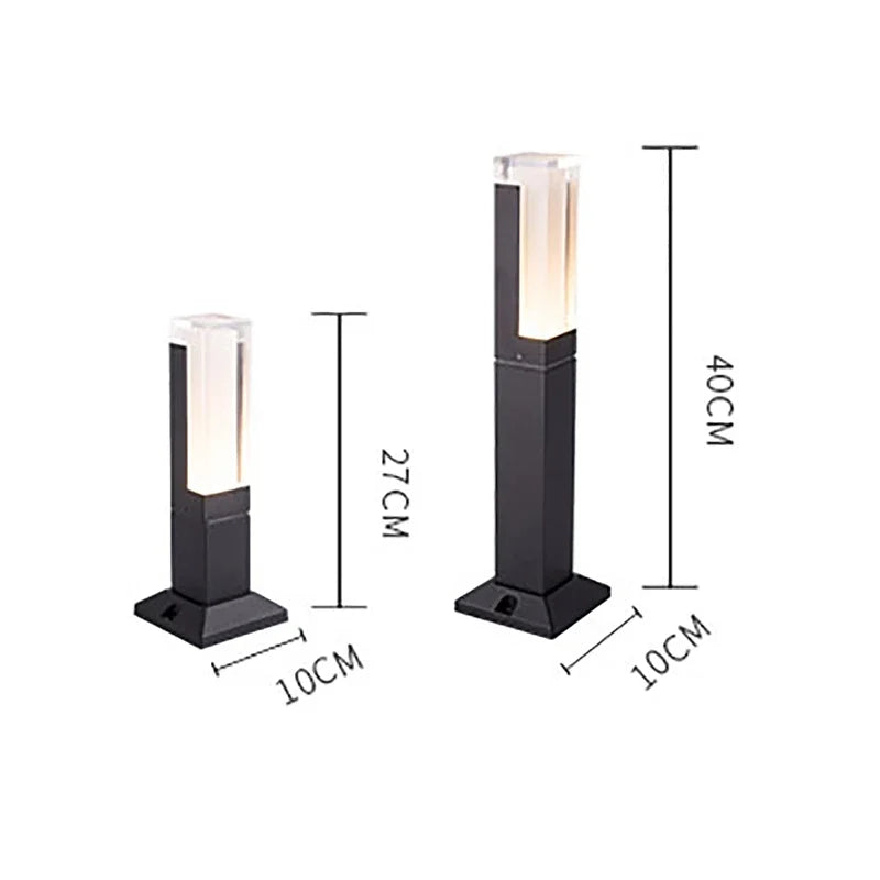 Lisslune | Elegant Solar Post Light