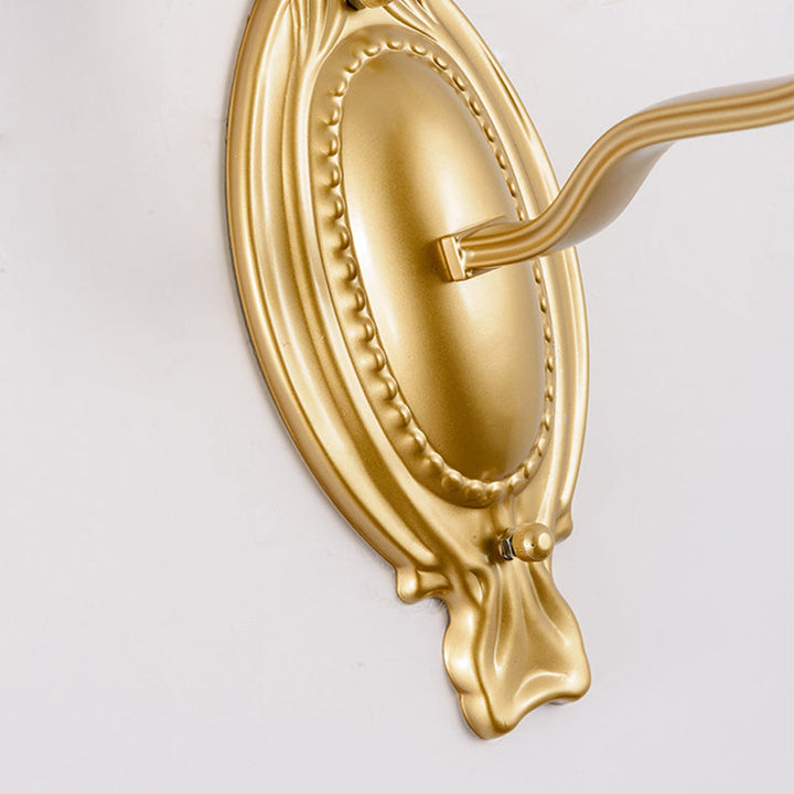 Skørter | Bell Opal Glass Wall Light Vintage Style 1/2-Head Hall Wall Mount Light in Gold