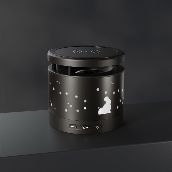 Lisslune | Aluminium Bluetooth speaker with integrated wireless charging pad
