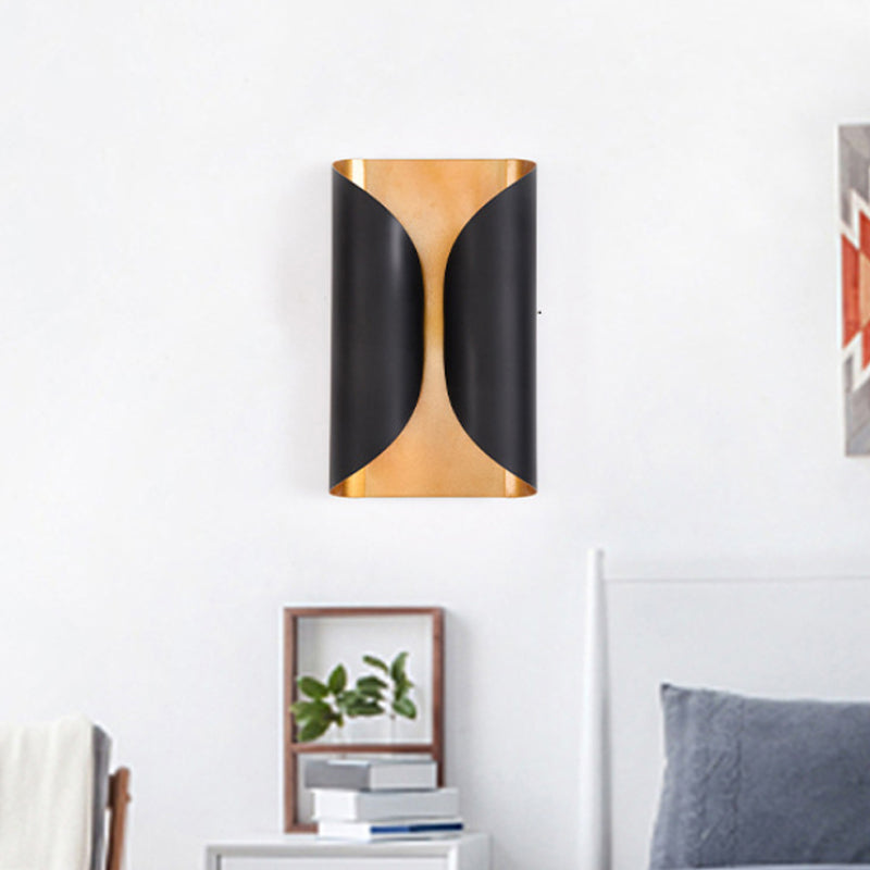Skørter | Colonial Style Wall Light 2 Light Metal Wall Mounted Lamp in Black