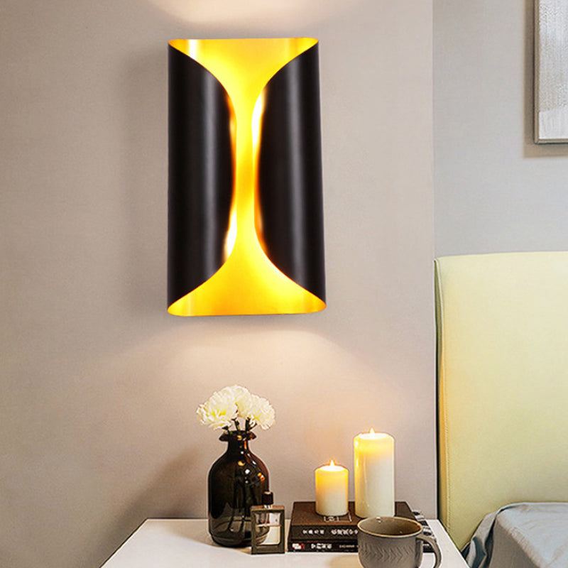 Skørter | Colonial Style Wall Light 2 Light Metal Wall Mounted Lamp in Black