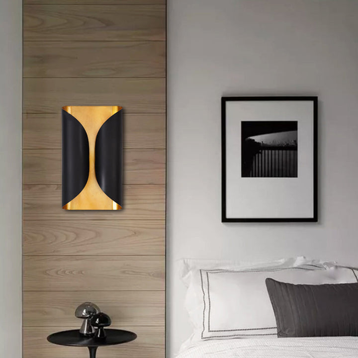 Skørter | Colonial Style Wall Light 2 Light Metal Wall Mounted Lamp in Black