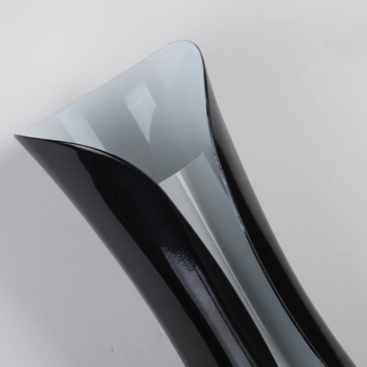Skørter | Metal Black/White Wall Lamp Curved 2-Light Modernist Wall Light Fixture, 33cm/53cm/76cm H