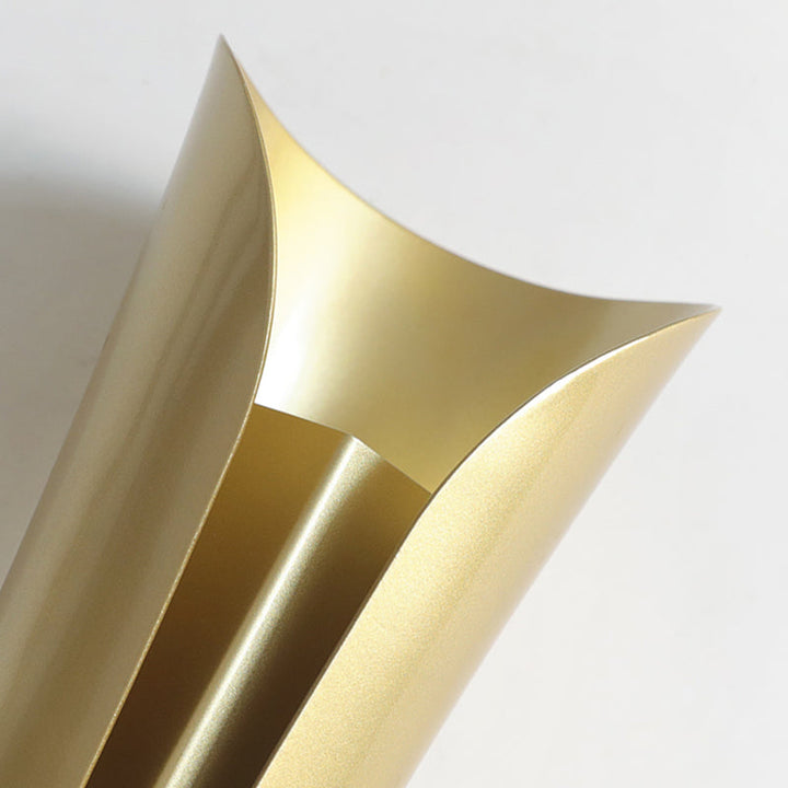 Skørter | 13"/21"/30" H 2 Heads Wall Light Sconce Simplicity Shaped Metal Wall Mount Lamp, Brass/Gold/Natural Wood Finish