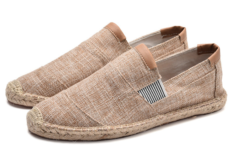 Lisslune | Boss Stylish Handmade Canvas Straw Shoes Summer Chic
