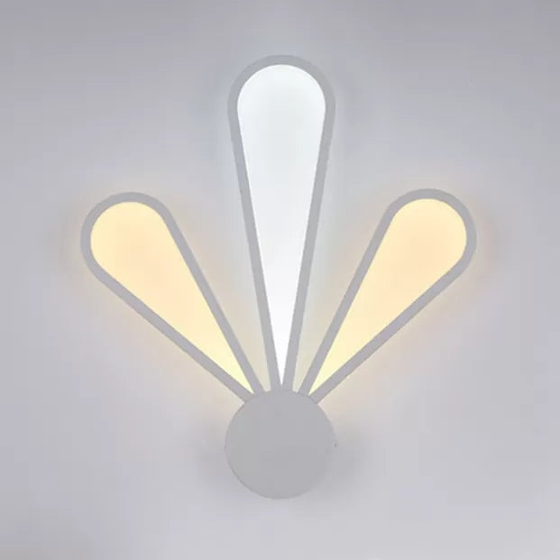 Skørter | Nordic Style Colorful Wall Lamp Metal Acrylic Wall Light in White for Study Room Shop