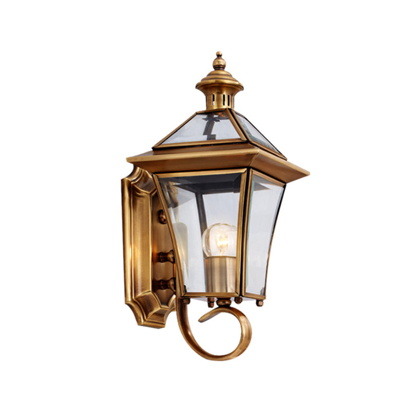 Skørter | Brass Birdcage Wall Lamp Traditionalist Metal 1 Light Balcony Wall Mount Lighting, 14"/15" High