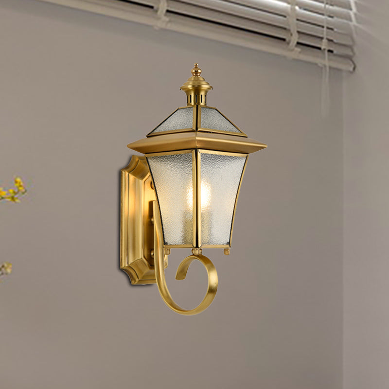 Skørter | Birdcage Metal Wall Lamp Traditional 1 Lamp 14"/15" H Brass Entrance Wall Mounted Lighting Fixture