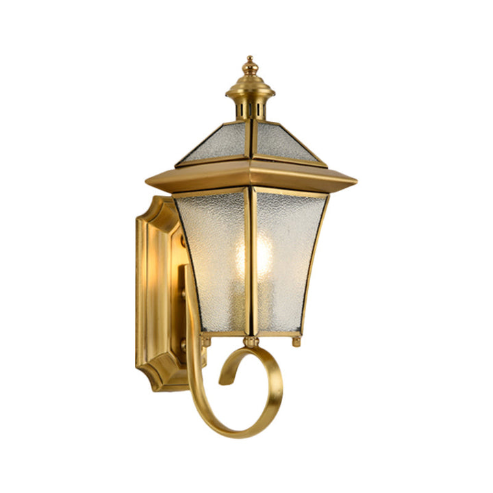 Skørter | Birdcage Metal Wall Lamp Traditional 1 Lamp 14"/15" H Brass Entrance Wall Mounted Lighting Fixture