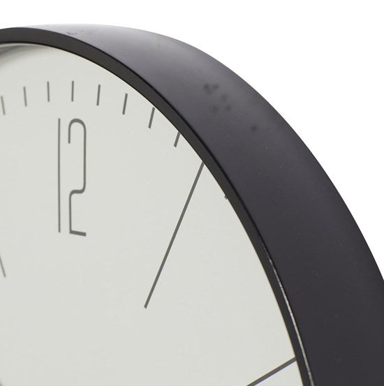 Lisslune | BlackGlo - Timeless Black Glass Clock