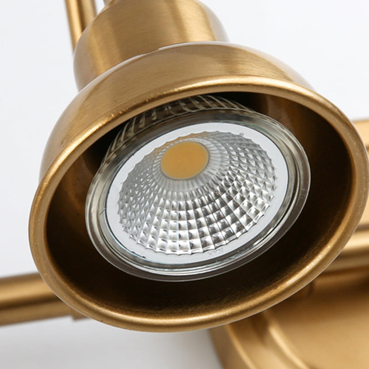 Skørter | Brass Linear LED Vanity Lighting Traditional Metal 2/3/4-Light Bathroom Wall Lamp Light