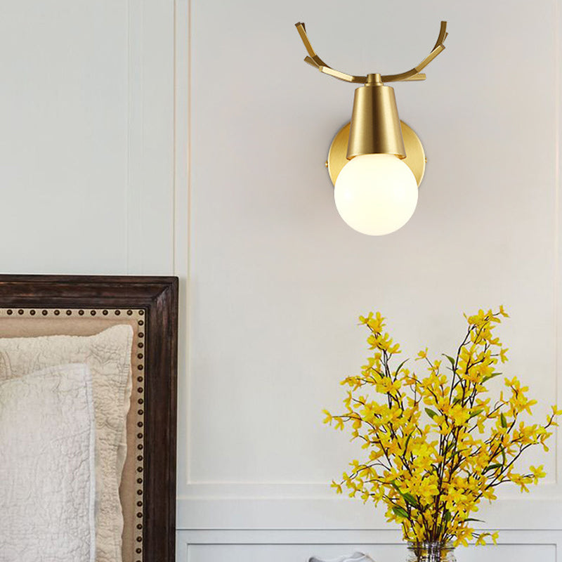 Skørter | Traditionalism Global Vanity Wall Lamp 1/2/3-Head Metal Wall Lamp in Brass for Bathroom