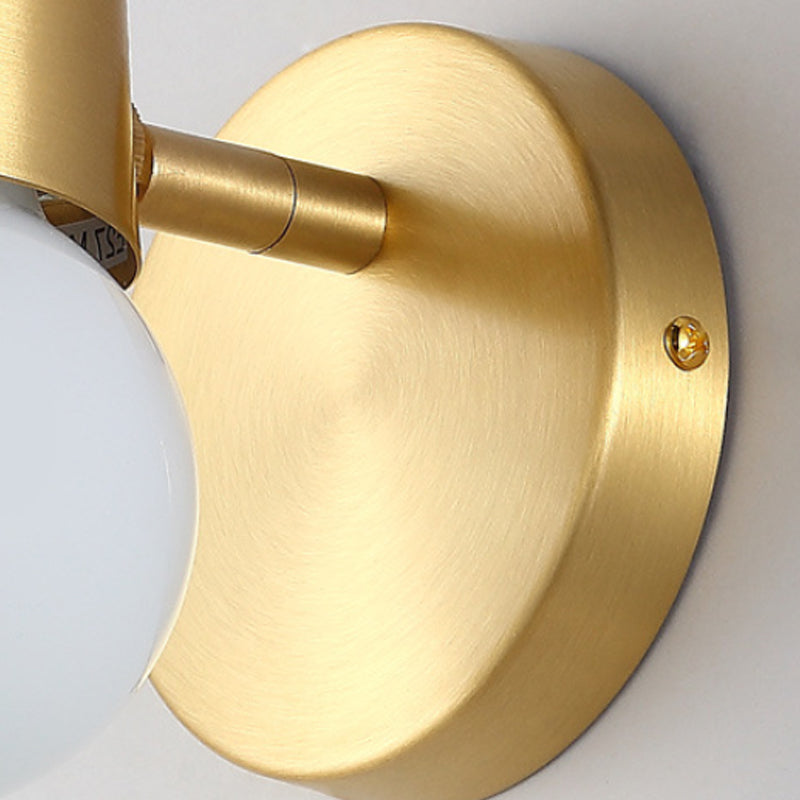 Skørter | Traditionalism Global Vanity Wall Lamp 1/2/3-Head Metal Wall Lamp in Brass for Bathroom