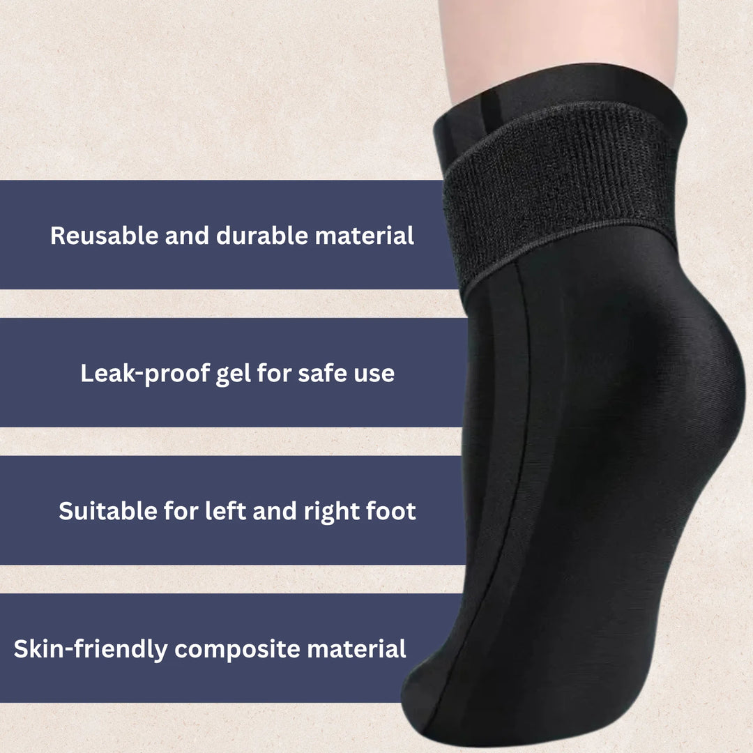 Lisslune | Cooling & Warming Foot Brace | Adjustable, Breathable & Ideal for Injury Recovery