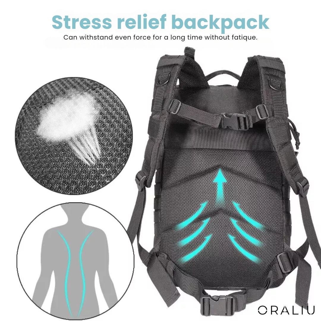 Lisslune | Emergency Tactical Backpack – Waterproof, Essential for Survival