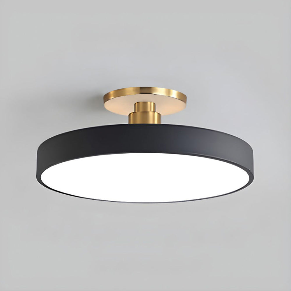 Lisslune | Modern LED Semi Flush Mount Ceiling Light | Energy-Saving. Durable Design for Hallway. Dining Room & Living Room