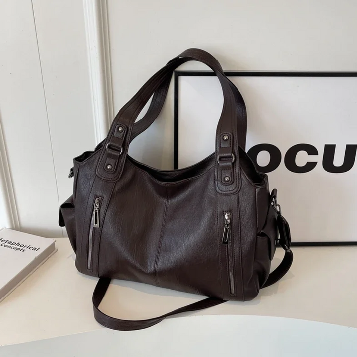 Lisslune | Women’s Classic Multi-Compartment Shoulder Bag – Alma