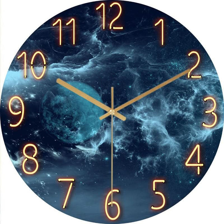 Lisslune | Modern Wooden Wall Clock with Silent Mechanism