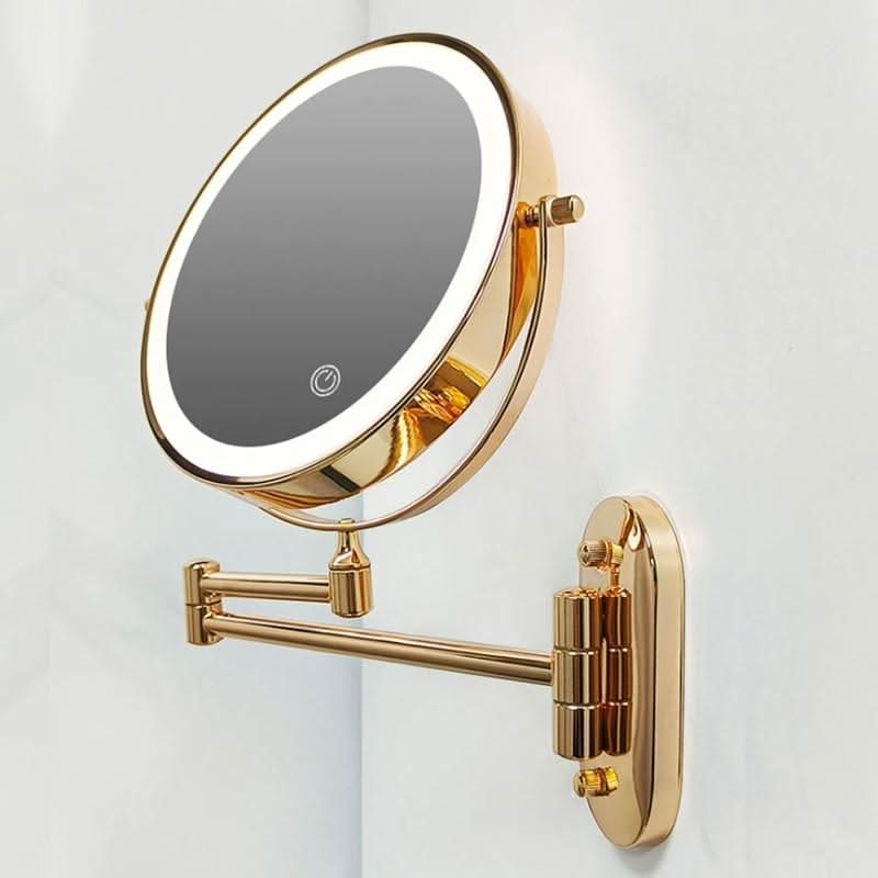 Lisslune | LUXMIRROR – Deluxe Golden Makeup Mirror