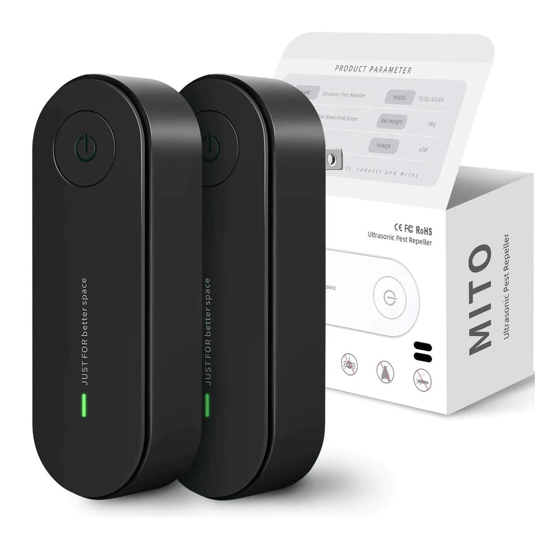 Lisslune | Pack of 2 Ultrasonic Insect Repellent Plug In Mosquito Repellent