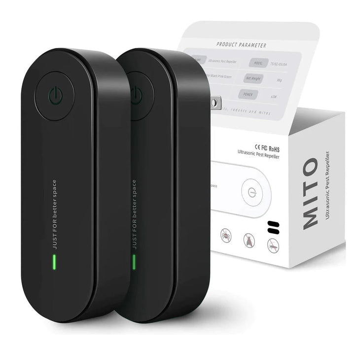 Lisslune | Pack of 2 Ultrasonic Insect Repellent Plug In Mosquito Repellent