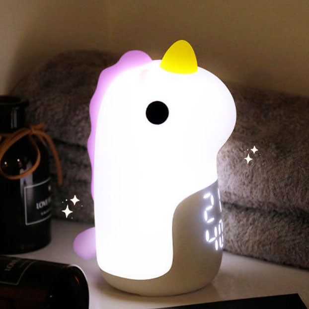 Lisslune | Unilora DreamLight Alarm Clock | Unicorn Design | Timer & LED Night Light | Nursery Decor