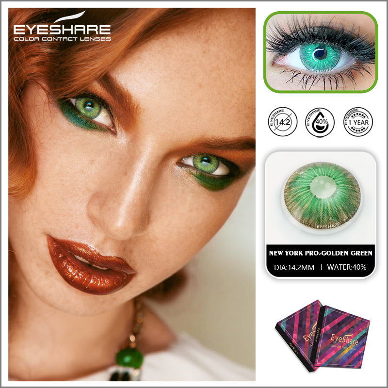 Rynx NewYork Golden Green 14.2mm 1 Pair | 1 Year