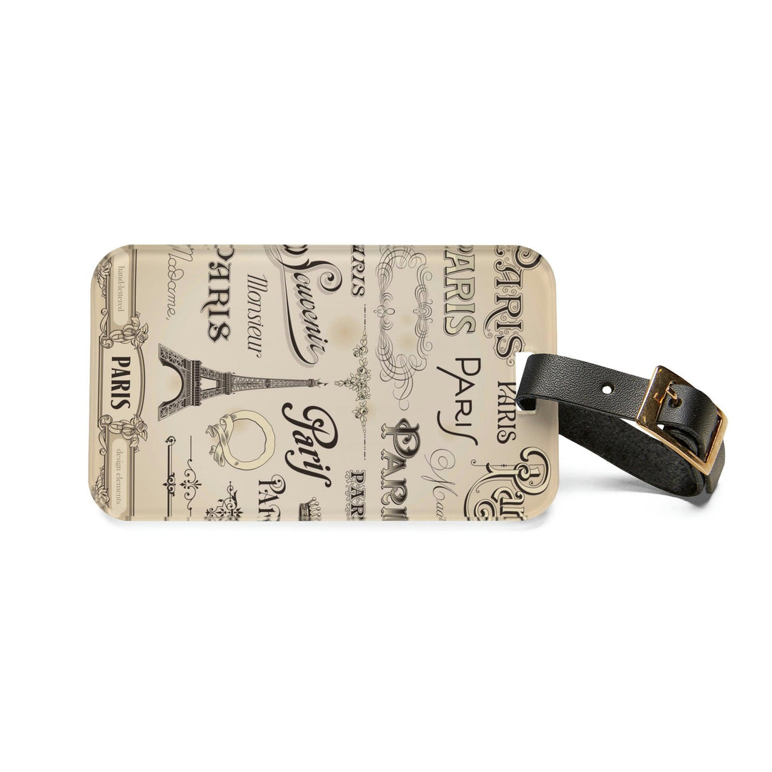 Lisslune | Chic Traveler: Personalized set of luxury luggage tags with elegant leather straps