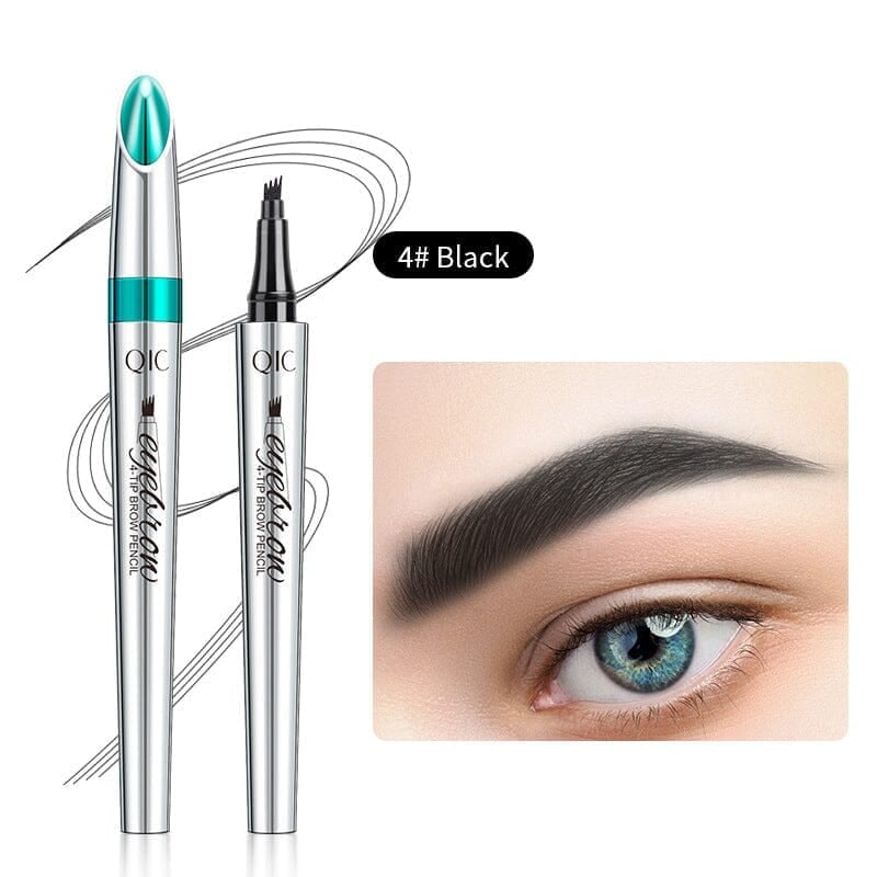 Lisslune | 3D Waterproof Microblading Eyebrow Pen 4 Fork Tip Tattoo Pencil