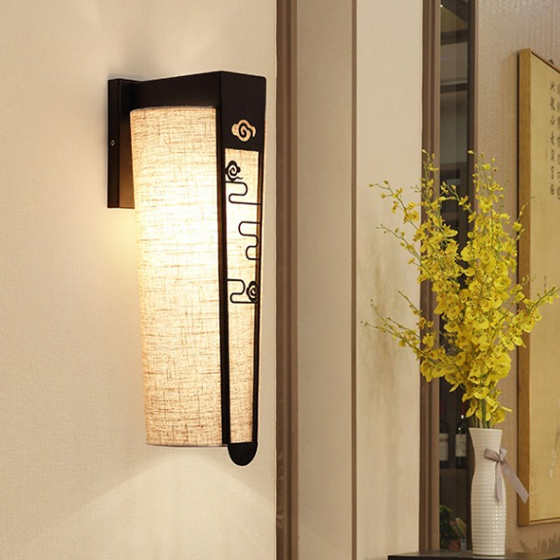 Skørter | Black Cloud/Trellis/Linear Wall Lighting Traditional 1 Light Hallway Wall Lamp with Cylinder Shade