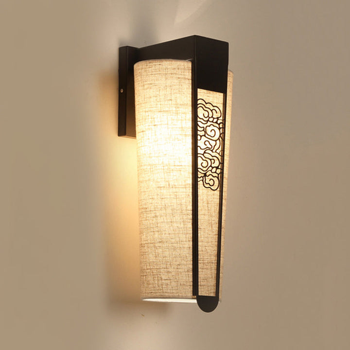 Skørter | Black Cloud/Trellis/Linear Wall Lighting Traditional 1 Light Hallway Wall Lamp with Cylinder Shade