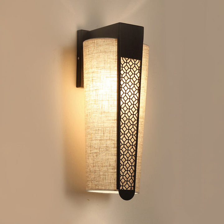 Skørter | Black Cloud/Trellis/Linear Wall Lighting Traditional 1 Light Hallway Wall Lamp with Cylinder Shade