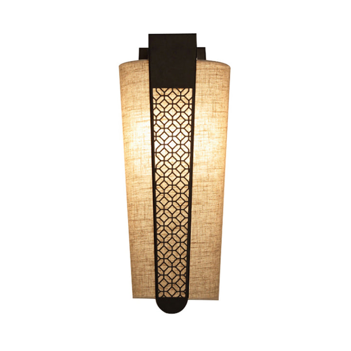 Skørter | Black Cloud/Trellis/Linear Wall Lighting Traditional 1 Light Hallway Wall Lamp with Cylinder Shade