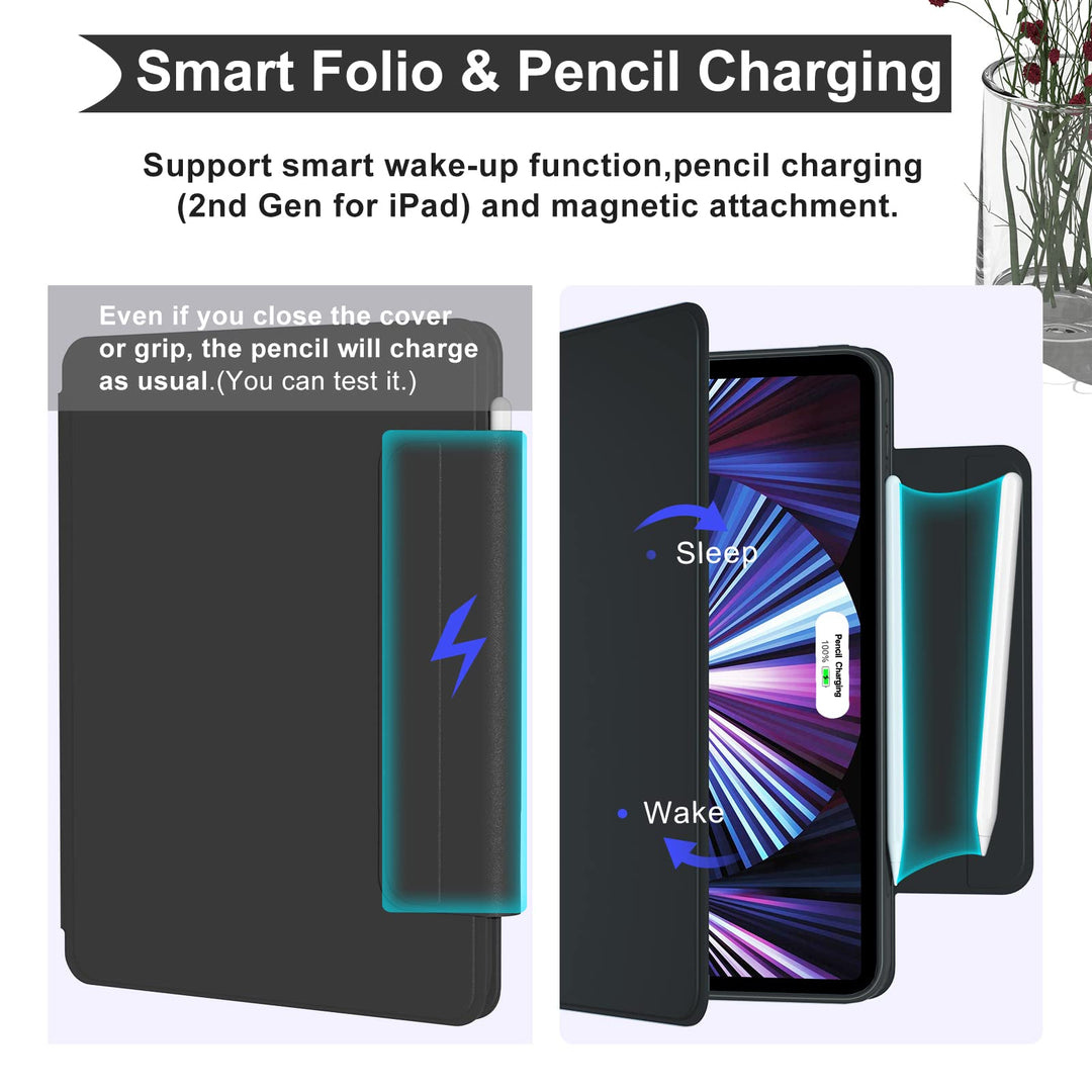 Lisslune | 360° Rotatable Slide Tablet Case