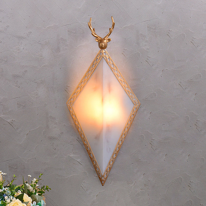 Skørter | 16"/19" H Panel Plastic Wall Mount Lighting Traditional 1 Light Living Room Surface Mounted Lamp in White
