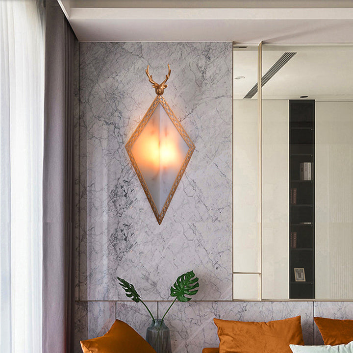 Skørter | 16"/19" H Panel Plastic Wall Mount Lighting Traditional 1 Light Living Room Surface Mounted Lamp in White