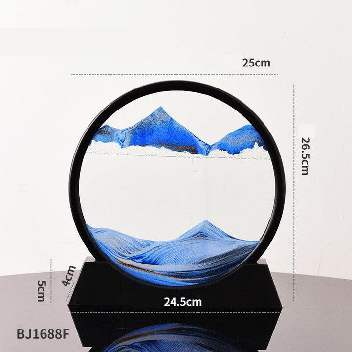 Lisslune | Fascinating 3D glass water sand art for a tranquil environment
