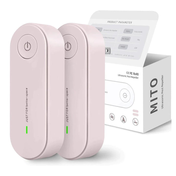 Lisslune | Pack of 2 Ultrasonic Insect Repellent Plug In Mosquito Repellent