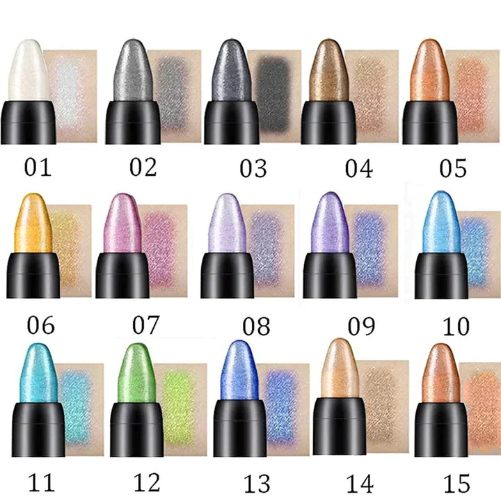Lisslune | Waterproof Glitter Eyeshadow Eyeliner Pencil