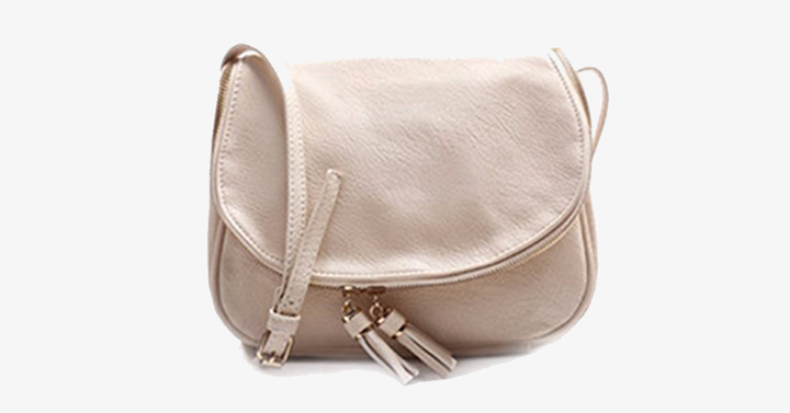 Lisslune | Crossbody handbag - Medium Crossbody Bags Messenger bag Travel shoulder bags with tassel