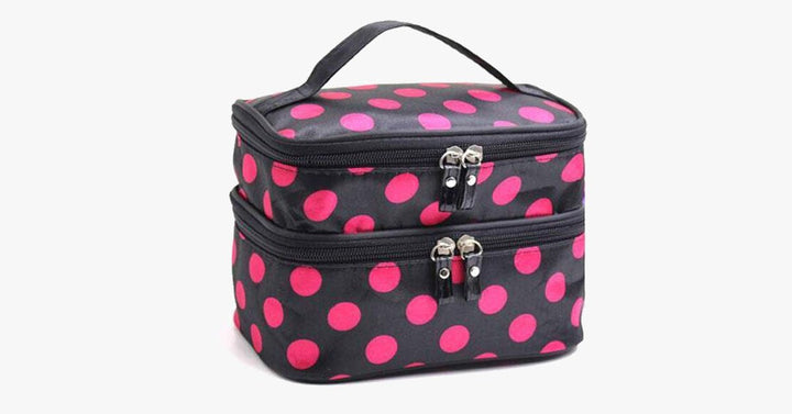 Lisslune | Polka Dot Make Up Bag