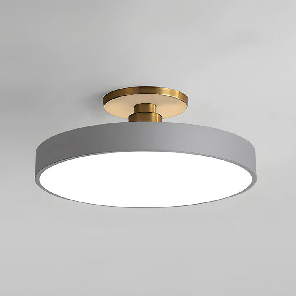 Lisslune | Modern LED Semi Flush Mount Ceiling Light | Energy-Saving. Durable Design for Hallway. Dining Room & Living Room