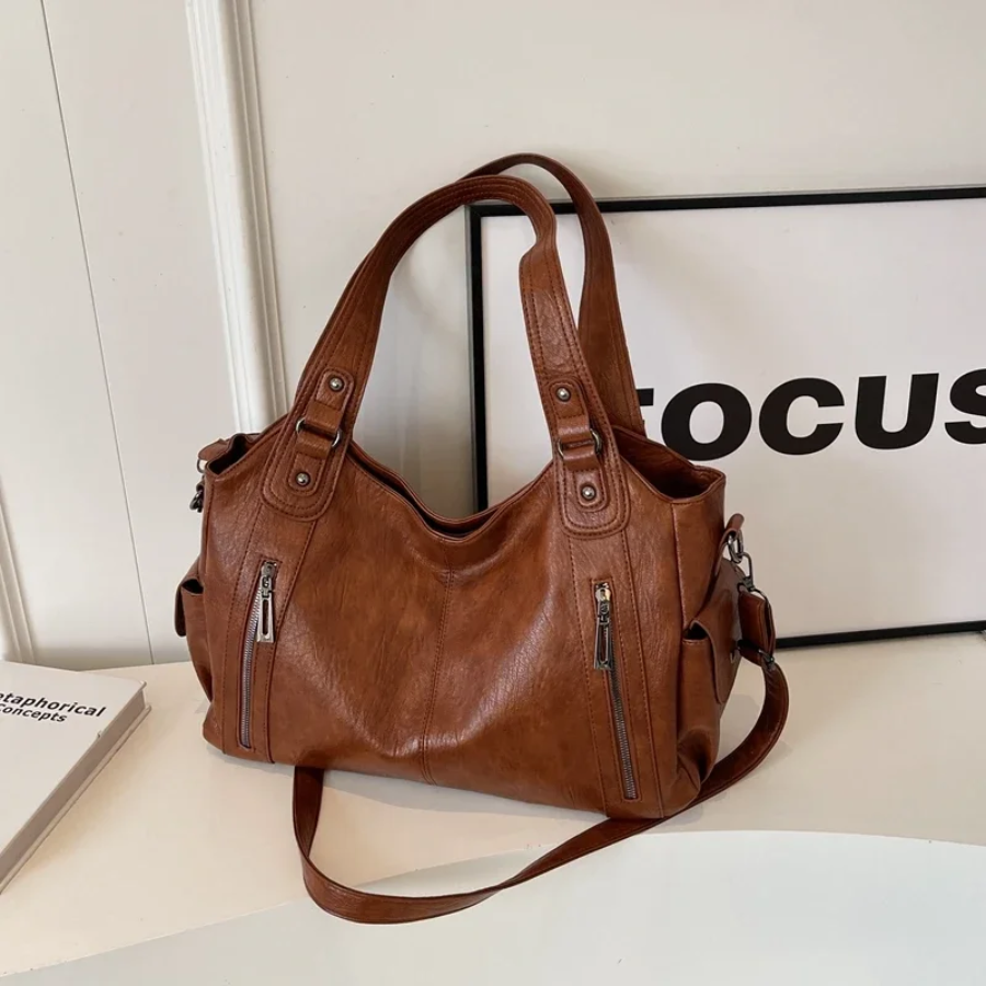 Lisslune | Women’s Classic Multi-Compartment Shoulder Bag – Alma