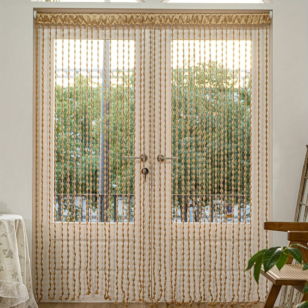 Lisslune | BohoDream Bed Canopy with Beads for Bedroom or Play Corner