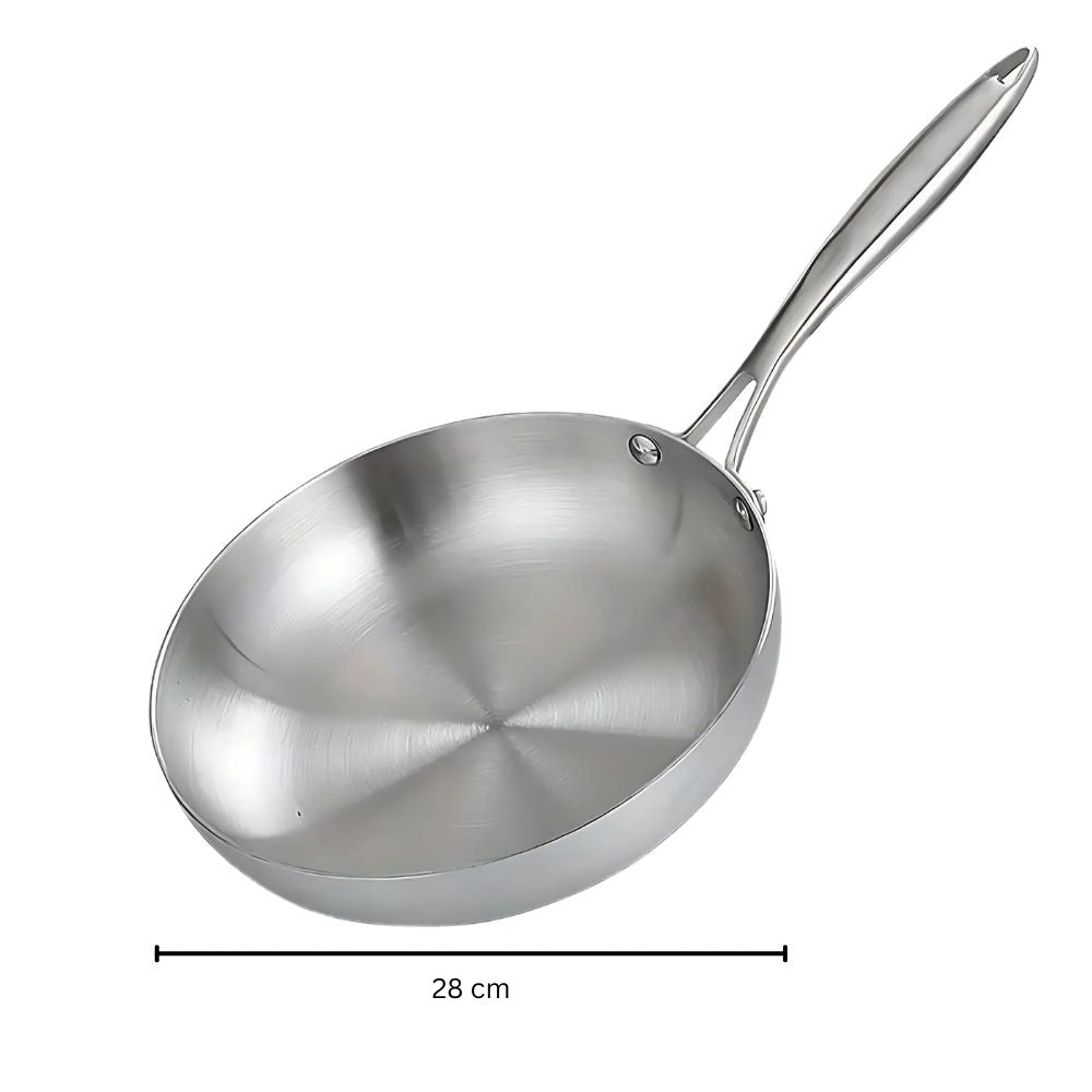 Lisslune | Stainless Steel Frying Pan