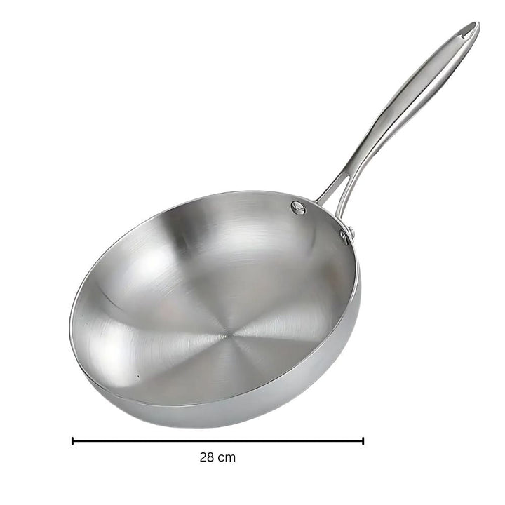 Lisslune | Stainless Steel Frying Pan