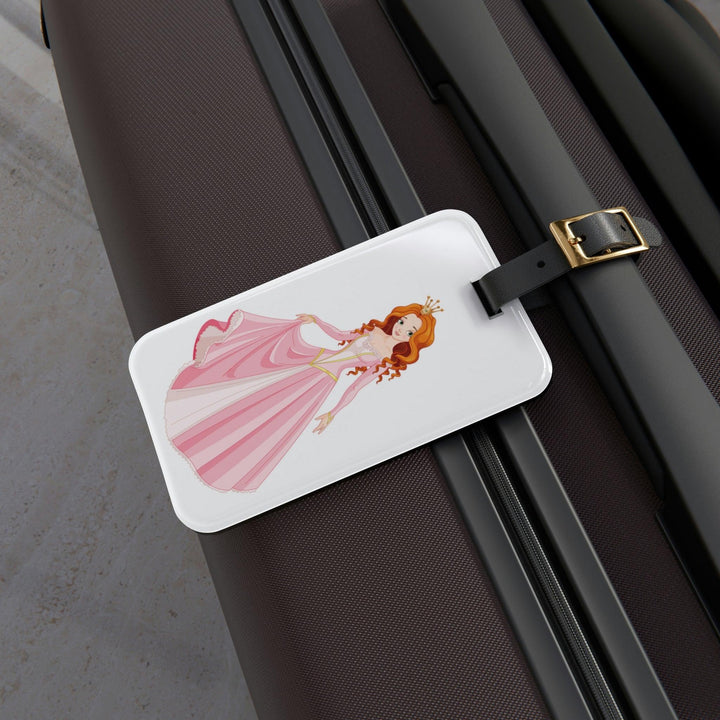 Lisslune | Chic Personal Acrylic Luggage Tag with Leather Strap